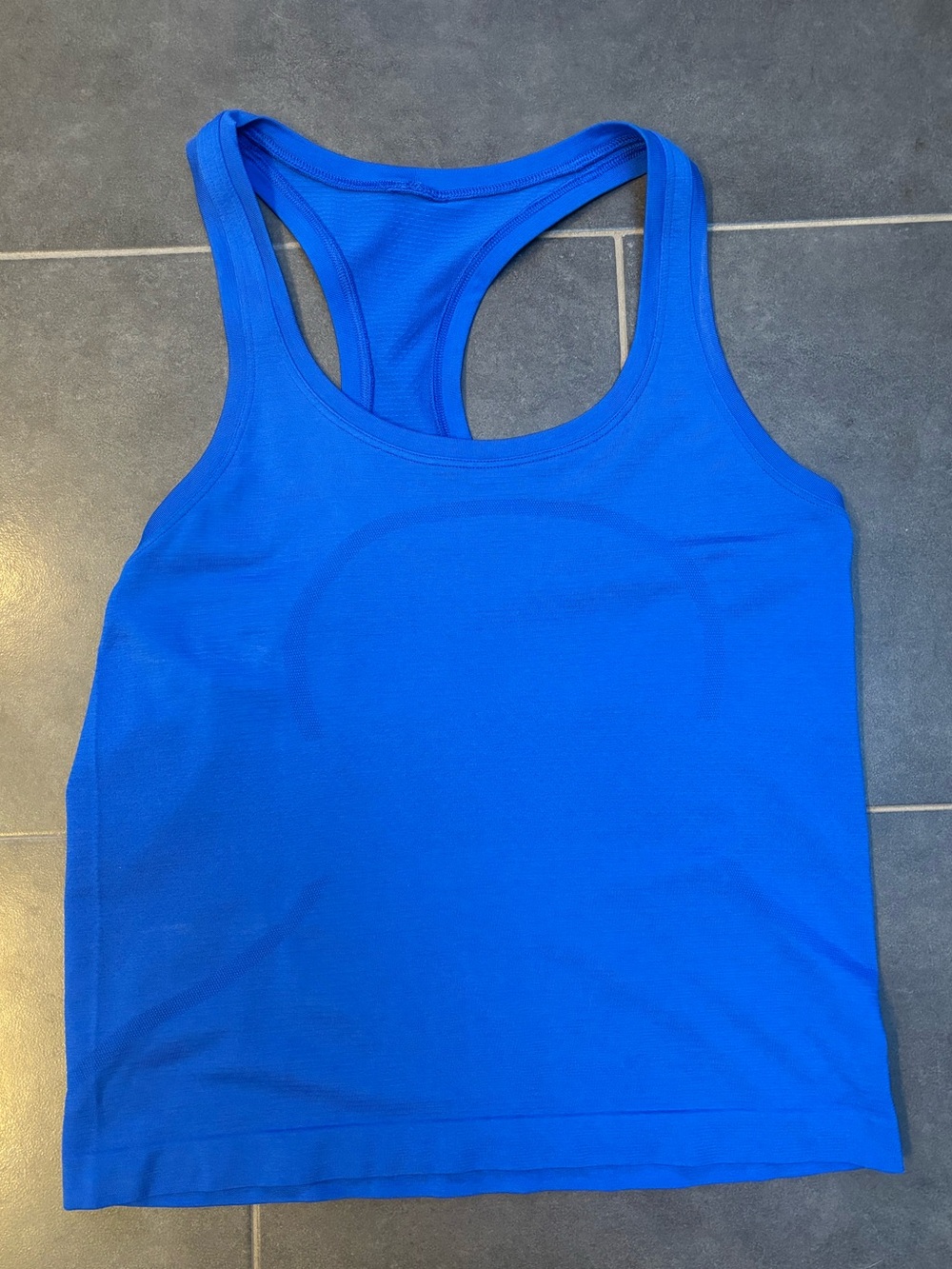 lululemon athletica Swiftly Royal Blue Racerback Tank Top